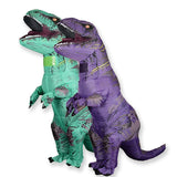 T Rex Velociraptor Inflatable Costume