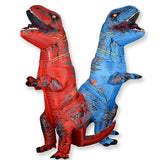 T Rex Velociraptor Inflatable Costume