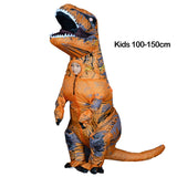 T Rex Velociraptor Inflatable Costume