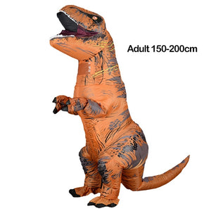 T Rex Velociraptor Inflatable Costume