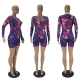 Zodiac Long Sleeve Bodycon Pajama