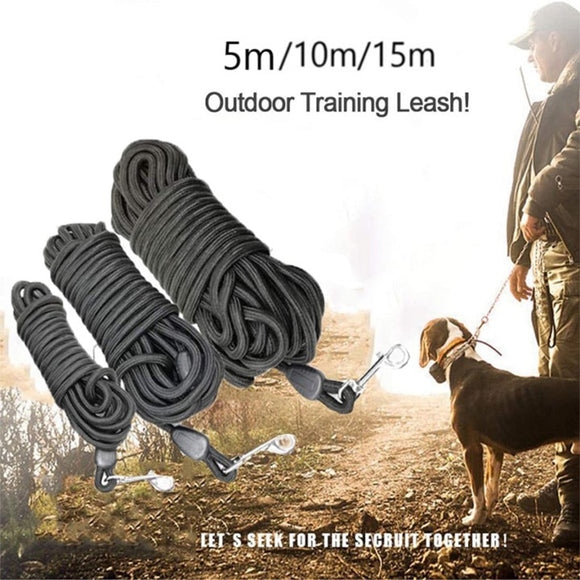 Dog Leash Nylon Long Tracking Round Rope Outdoor Walking Training Leash