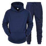 Male Hoodies+Pants Fleece Tracksuits