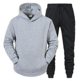 Male Hoodies+Pants Fleece Tracksuits