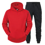 Male Hoodies+Pants Fleece Tracksuits