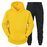 Male Hoodies+Pants Fleece Tracksuits