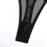 Sensual Mesh Lingerie With Garters- dance