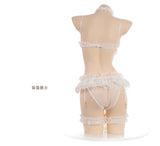 Lace Ruffle Garter lingerie- dance