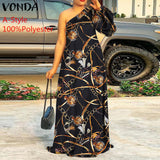 One Shoulder Maxi Dress-PS