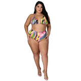 Bikini Top w/Elastic Wasit 3PC set-PS