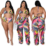 Bikini Top w/Elastic Wasit 3PC set-PS