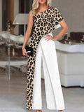 Wide Leg One Shoulder Jumpsuit-PS