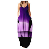 Spaghetti Strap Maxi Dress-PS