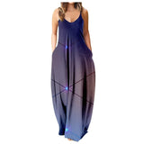 Spaghetti Strap Maxi Dress-PS