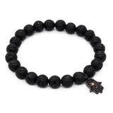 Poshfeel Lava Stone Beaded Bracelet Energy Stone