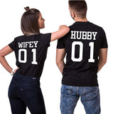 Hubby Wifey 01  T-Shirt Couple