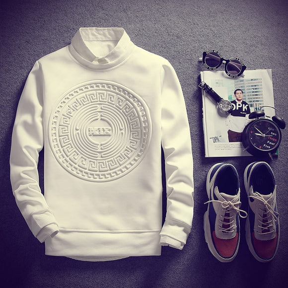 Male Pullover 3D Print Sweatshirt