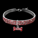 Rhinestone Collar For Small Medium Dogs