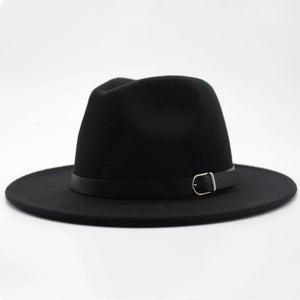 Felt Fedora Wide Brim Hat