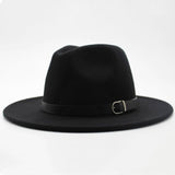 Felt Fedora Wide Brim Hat