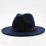 Felt Fedora Wide Brim Hat