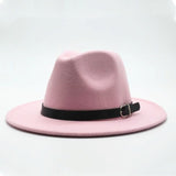 Felt Fedora Wide Brim Hat