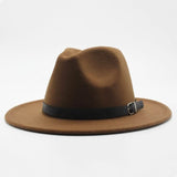 Felt Fedora Wide Brim Hat