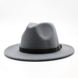 Felt Fedora Wide Brim Hat