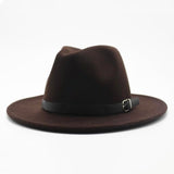 Felt Fedora Wide Brim Hat