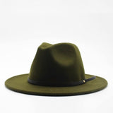 Fedora Felt Wide Brim Hat