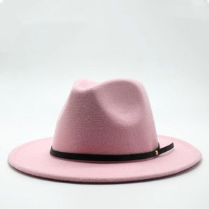 Fedora Felt Wide Brim Hat