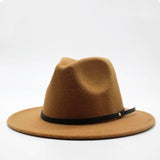 Fedora Felt Wide Brim Hat