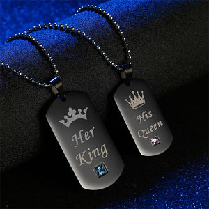 Poshfeel Black Stainless Steel Necklaces