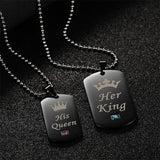 Poshfeel Black Stainless Steel Necklaces