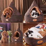 Pet Bed with Double Sided Washable Cushion