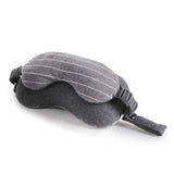 Travel Neck Pillow & Eye Mask & Storage Bag with Handle