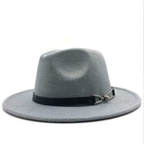 Felt Fedora Wide Brim Hat