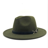 Felt Fedora Wide Brim Hat