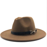 Felt Fedora Wide Brim Hat