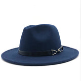 Felt Fedora Wide Brim Hat