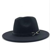 Felt Fedora Wide Brim Hat