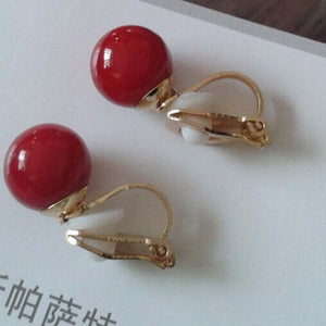 Pearl Clip on Earrings