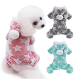 For Small Medium Dogs Star Fleece Outfit