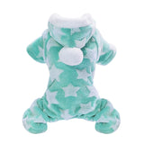 For Small Medium Dogs Star Fleece Outfit