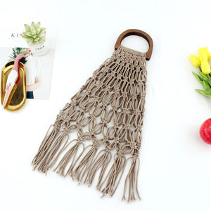 Rope Tassel Clutch