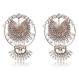 Ztech Rhinestones Water Drop Crystal Geometric Vintage Earrings