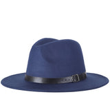 Felt Fedora Wide Brim Hat