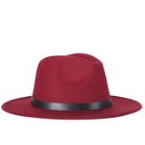 Felt Fedora Wide Brim Hat