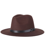 Felt Fedora Wide Brim Hat