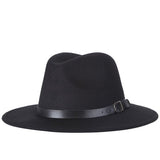 Felt Fedora Wide Brim Hat